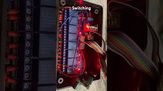 Switching of relays with ESP32 switching relays esp32project iot engineering [upl. by Ycniuqed201]