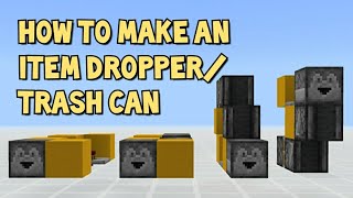 Item DropperTrash Can 120 and below  McpeWin10Xbox [upl. by Acsehcnarf]