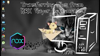 Transferring files from Nox Player to Computer  Data Transfer from Nox Player  Computer Tips [upl. by Ogren]