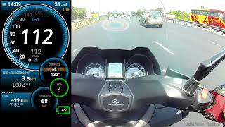 Top Speed Modenas Elegan 250 Kymco Xciting Malaysia [upl. by Copeland575]