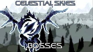 Terraria Celestial Skies Mod Bosses [upl. by Vidovik]