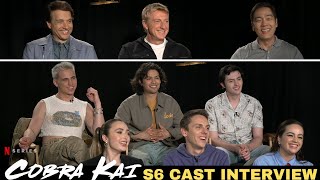 Cobra Kai Season 6 Cast Interview [upl. by Akcir]