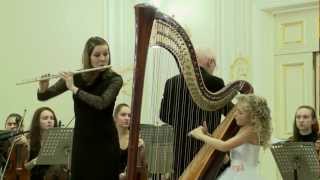 WA Mozart  Concerto for Flute and Harp KV 299 2nd movement [upl. by Publius]