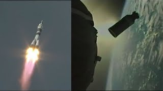 Soyuz MS09 launch [upl. by Adnohsat864]