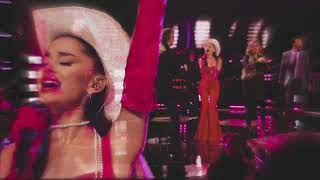 Ariana Grande Kelly Clarkson Blake Shelton amp John Legend  Respect Cover  Live Experience [upl. by Dnarb]