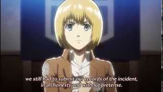 Shingeki no Kyojin OVA 3 Clip 5  This Proves It Armin is the Narrator [upl. by Lebasi]