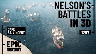 Nelsons Battles in 3D Cape St Vincent [upl. by Acirretahs]