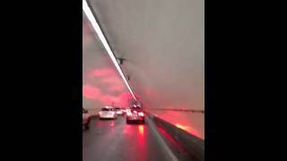 Honking game in Mobile Bay tunnel [upl. by Darreg779]