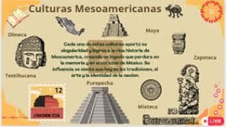 CULTURAS MESOAMERICANAS QUE SE ASENTARON EN MÉXICO [upl. by Enilhtak]