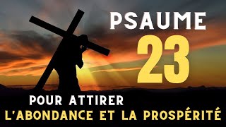 PSAUME 23  UNE PRIÈRE PUISSANTE POUR ATTIRER LABONDANCE ET LA PROSPÉRITÉ DANS VOTRE VIE [upl. by Nihs]