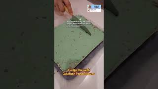 EASY DELICIOUS FUDGE BAR GULAMAN CAKE  NO BAKE easyandquickrecipe shorts dessertrecipes [upl. by Vassell]