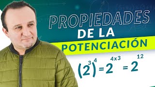 PROPIEDADES de la POTENCIACIÓN  POTENCIACIÓN de NÚMEROS ENTEROS  Clases de Matemáticas [upl. by Urissa520]