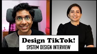 System Design Interview TikTok architecture with sudocode [upl. by Atinav]