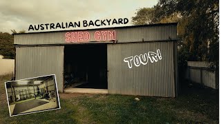 Australian Backyard Shed Gym Tour [upl. by Jamil490]