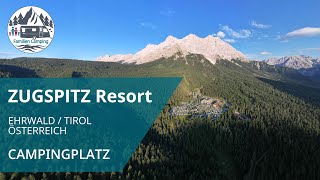 ZUGSPITZ Resort  Ehrwald  Tirol  Österreich ⛰️  Campingplatz Check 2023 [upl. by Willamina]