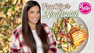 Nudelsalat mit GAZiweb Grillkäse Fruchtig amp Frisch [upl. by Faye901]