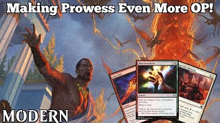 Making Prowess Even More OP  Mono Red Prowess  DMU Modern  MTGO [upl. by Clarkin]