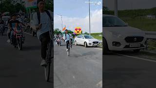 public reaction 👀 on wheelie 😍🔥reaction publicreaction stunt wheelie shortsfeed viralshorts [upl. by Attaynek570]