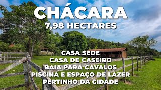 VENDIDO CHÁCARA 798 HECTARES PRÓXIMO A CIDADE [upl. by Oironoh]