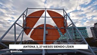 Antena 3 27 Meses Como La Televisión Líder y Más Vista del País Enero 2024 [upl. by Kristo]