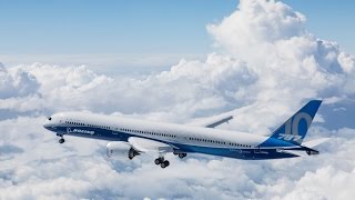 Boeing 78710 Dreamliner Completes First Flight [upl. by Sumetra]