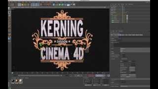 New in CINEMA 4D R15  Typography Typo Tools [upl. by Niwhsa]