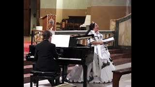 Astrea Amaduzzi performs Bellinis Salve regina  Live in Milan 2022 [upl. by Aikas216]