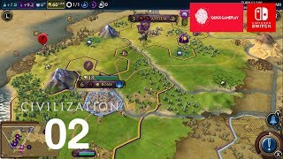 Civilization 6 Switch Gameplay Walkthrough Part 2 [upl. by Notlef]