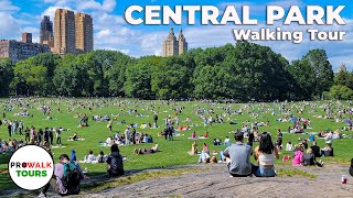 Central Park New York Walking Tour 4K60fps with Captions [upl. by Henri]