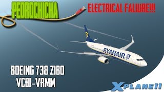 X Plane 11 BOEING 737 ZIBO MOD  FALLO ELECTRICO EN APROXIMACION A BALI  EN ESPAÑOL [upl. by Lewin]