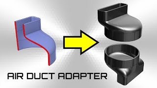 Tutorial Air duct adapter [upl. by Lantha98]