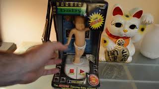 Kinetix Alley McBeal 1998 Dancing Baby Toy Gadget Review [upl. by Chelsae]