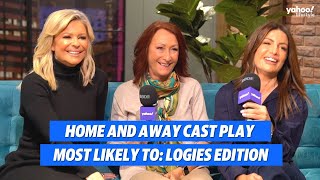 Home and Away cast play Most Likely To Logies Edition  Yahoo Australia [upl. by Sugden]