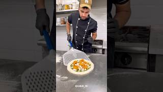 Pesto amp Jumbo Shrimp neapolitan pizza with recipe🍕🦐🍃🔥pizza cooking recipe shorts [upl. by Estey]