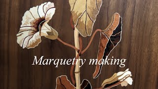 Marquetry making marquetry cabinet part 1 [upl. by Siari]