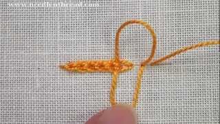 Hungarian Braided Chain Stitch [upl. by Seed]