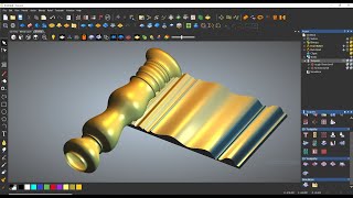 426 Carveco making a rotary axis relief and tool paths with speeds amp feeds [upl. by Hayyikaz31]