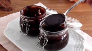 Topping al cioccolato ricetta facile e veloce per panna cotta budino o cheesecake [upl. by Myrwyn]