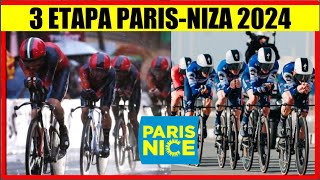 3 ETAPA PARIS NIZA 2024 DUELAZO HOY REMCO EGAN y ROGLIC [upl. by Anehc727]