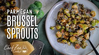 Parmesan Brussel Sprouts  Brussel Sprouts Recipes  Chef Zee Cooks [upl. by Krug]