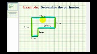 Ex Find the Perimeter of an Lshaped Polygon Involving Whole Numbers [upl. by Bak]