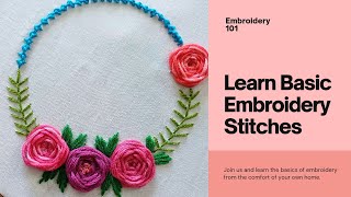 Stunning hand embroidery flower design Beautiful amp simple stitch work🥰🥰 [upl. by Eldred]