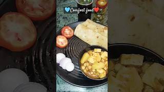 ❤️Comfort food🩵Paneer recipe🍀foodasmrfoodvideoseatingchallengeshortsshortsfeedyoutubeshorts [upl. by Kulda259]