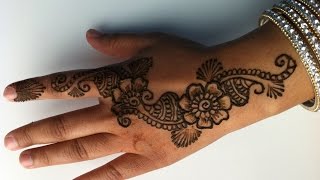 how to do a simple henna design [upl. by Tedda887]