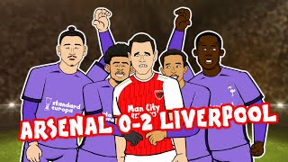 LETS MISS AGAIN Arsenal vs Liverpool 02 FA Cup Goals Highlights Diaz 2023 [upl. by Enilram851]