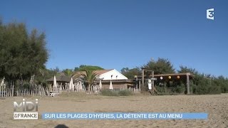 SUIVEZ LE GUIDE  Sur les plages dHyères la détente est au menu [upl. by Lapham]