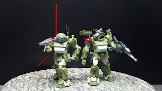 148 VOTOMS Reeman Squad Scopedog ATM09ST AGEX07 by Takara Tomy Actic Gear robot action figure [upl. by Shiri]