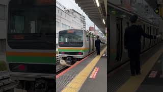 尾久駅 発車メロディ あざみ野 train 宇都宮線 発車メロディ 発車メロディー 発車 [upl. by Otrebogad]