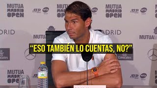 Cuando Rafa Nadal DESTROZÓ a una Reportera Feminista [upl. by Oznohpla]