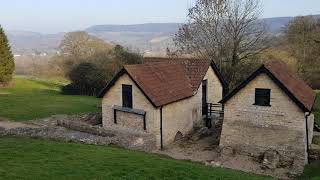 Great Witcombe Roman Villa by Cotswold way [upl. by Ainitsirhc789]